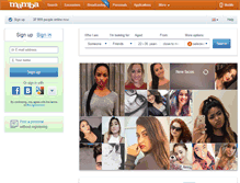 Tablet Screenshot of dating.mgid.com